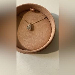 Vrai Solitaire Pendant 2 Carat Necklace